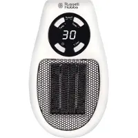 Russell Hobbs RHPH2001 Radiateur électrique à éléments chauffants en céramique, 500 W, réglable, à économie d'énergie
