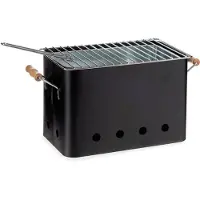 La Dehesa Barbecue portable avec poignées, en fer et zinc