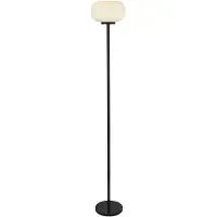 Searchlight Lumina 1Lt Lampadaire Avec Verre Givré Nervuré