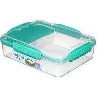 Sistema 6x Snack Attack Duo, Lunch box, Bleu, Violet, Turquoise