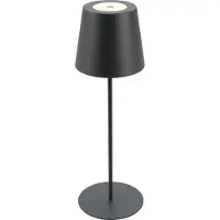 Briloner Lampe de table LED sans fil tactile réglable 36x10.5 cm 2.5 W 200 lm 2700 K blanc chaud RVB IP44 hauteur ajustable USB C anthracite lampe interieur exterieur