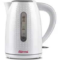 Girmi Bouilloire électrique BL2201 1,7 L 2200 W Gris Blanc