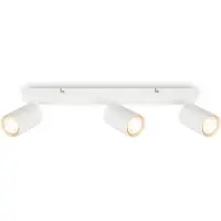 Briloner Spot de plafond, orientable, on/off via interrupteur mural, blanc, dimensions: 15,5x5,5x44 cm