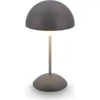 Briloner - Lampe de table sans fil LED IP44 avec fonction tactile, à intensité variable, lampe de chevet sans fil, de salon à poser, lampe chevet, 16 x 29 cm, anthracite