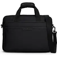 Tommy Hilfiger pour homme. AM0AM13466 Porte-documents avec logo métallique noir (OSFA), Casuel, Polyester