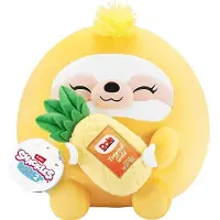 Zuru Snackles Paresseux Jaune Dole Ananas Snackle Peluche avec nourriture 41cm grand