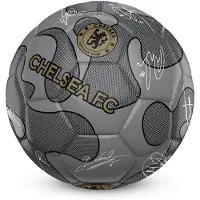 Team Merchandise 32 Panel Chelsea Camo Signature Football Ball Gris 5