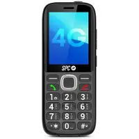 SPC Fortune 2 Max - Téléphone portable 4G pour seniors, écran XL 2,4 pouces résistant aux rayures, grandes touches, sonnerie 104 dB, station de recharge et touche SOS
