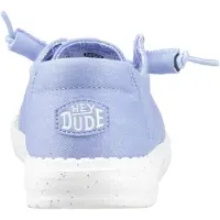 HeyDude Wendy - Chaussures basses pour femme en toile stretch, bleu hortensia, taille 40