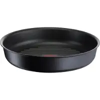 Tefal Poêle grill fonte d'aluminium Tefal Ingenio Eco Resist 26 cm Noir