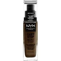Nyx Facial make-up Foundation Can't Stop Won't Stop Foundation 42 Deep Walnut