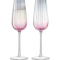 LSA International Flûte à Champagne L.S.A. Dusk Rose 250 ml (Lot de 2)