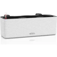 SmartaSaker Jardinière CUBE color triple avec supports Blanc 13680