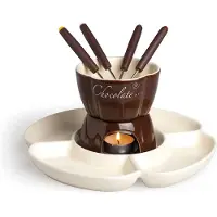 Excelsa Schokofondue-Set, Set à fondue, Marron