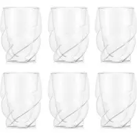 Bodum PAVINA PARIS Lot de 6 verres à double paroi blanc transparent - 270 ml
