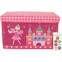 Bieco 2 In 1 Storage Box & Bench Princess Rose Enfants