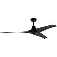 Pepeo Vourdries Ventilateur De Plafond Avec Télécommande Noir