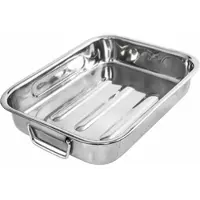 Kruger POÊLE CARRÉE 3 0CM ACIER INOXYDABLE 15130, Poêle + casserole, Argent