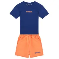 Adidas Ensembles de survêtement Essentials T-Shirt Kids garcons - Marine - 6 / 7 ans