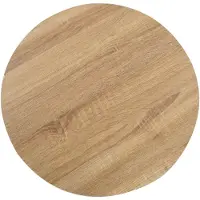 vidaXL Table de bistrot marron clair 60 cm MDF