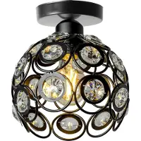 Toolight Lampe Suspendue APP203-1C Black