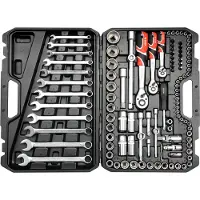 YATO ENSEMBLE D'OUTILS 1/4", 3/8" et 1/2", 111 pièces.
