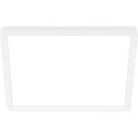 Briloner SLIM CASE Plafonnier LED, lumière indirecte, lumière blanche neutre, blanc, 29 x 29 x 3 cm