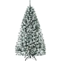 StarTech.com Sapin de Noël artificiel - 180 cm - Aiguilles en PVC - Support métallique - Vert