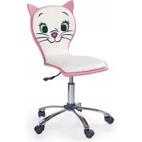 Sonstiges Chaise de bureau pour enfants Chaise de bureau Chaise de bureau pour enfants Chaise pivotante Chat rose