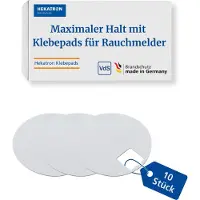 Hekatron Pad adhésif pour Genius H et Hx Pack de 10 (31-4100001-01-02)