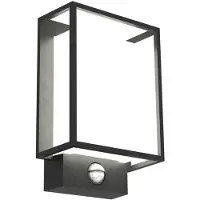 Nordlux Nestor, surface, rectangle, 1 ampoule(s), IP44, noir