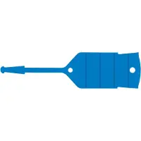 Ks Tools Porte-clés avec dragonne bleu 500 pièces - 500.8094