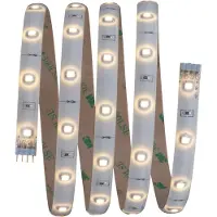 Paulmann Function YourLED, kit de base de 1,5 mètre, lumière blanche chaude, 4,8 W, 230/12 V, 12 VA, blanc, plastique