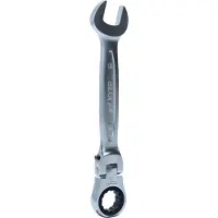 Ks Tools GEARplus Clé mixte à cliquet articulée verrouillable 15 mm - 503.4815