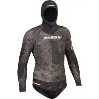 Cressi Tracina 3.5 Mm Spearfishing Jacket Marron M Homme