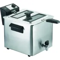 RGV Friteuse FRY TYPE 8/N 8 L Simple Acier Inoxydable Noir 3000 W