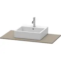 Duravit Console XSquare, 1 découpe, 1000x16x550mm, XS060E09090