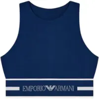 Emporio Armani pour femme. EW002960_AF19023 Top Everyday marine (XS), Casuel, Sport, Coton, Multisport, Sans manches / bretelles