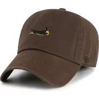 47 Casquette 'DOG CLEAN UP' marron / noir