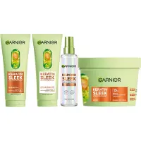 Garnier Keratin Sleek 4-Step Shine Bundle