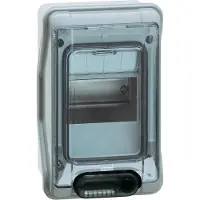 Legrand Répartiteur pour locaux humides, apparent, IP65, 1 rangée, 4 modules, 1 pièce.