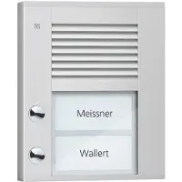 Technisat Poste extérieur audio PDS PDS02-EN/04 2 touches 1 rangée AP argent (PDS02-EN/04)