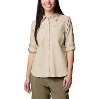 Columbia Silver Ridge 3.0 Long Sleeve Shirt Beige 2XL Femme