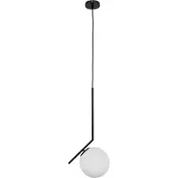 EDO Suspension Plafonnier PELOTA BLACK E27 blanc noir EDO777102