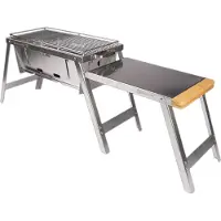 Ridgemonkey Grilla Firepit Edition Barbeque Argenté