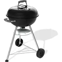 Weber Compact Kettle Holzkohlegrill 47 cm Black