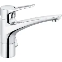 Kludi MX Mitigeur d'évier multi-usages, levier à étrier, basse pression, éco, chrome, 399070562