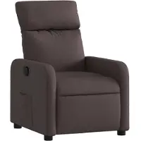 Sonstiges Fauteuil inclinable Marron foncé Tissu