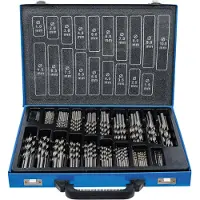 Bgs Jeu de forets hélicoïdaux HSS 1 - 10 mm, 170 pcs.
