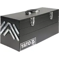 YATO Caisse à outils, caisse à outils en métal 460x200x225mm